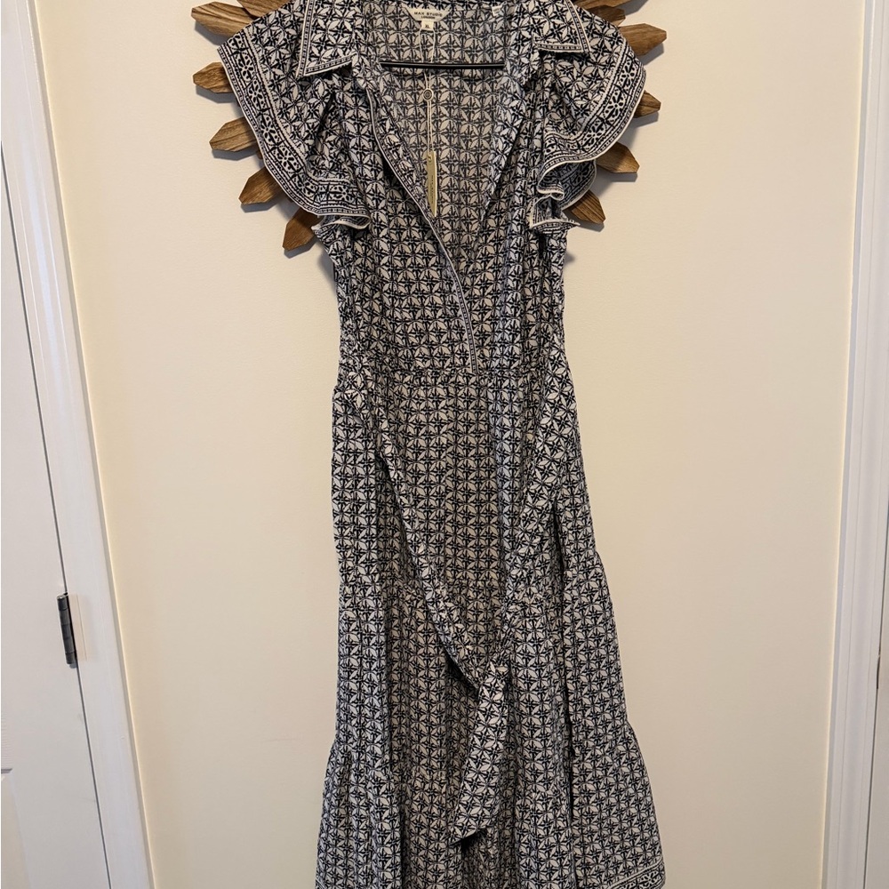 Max Studio Black and White Maxi Dress